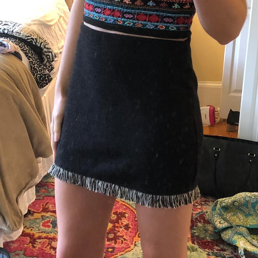 Zara Trafaluc Fringe Tank and Skirt Set - Picture 7 of 8